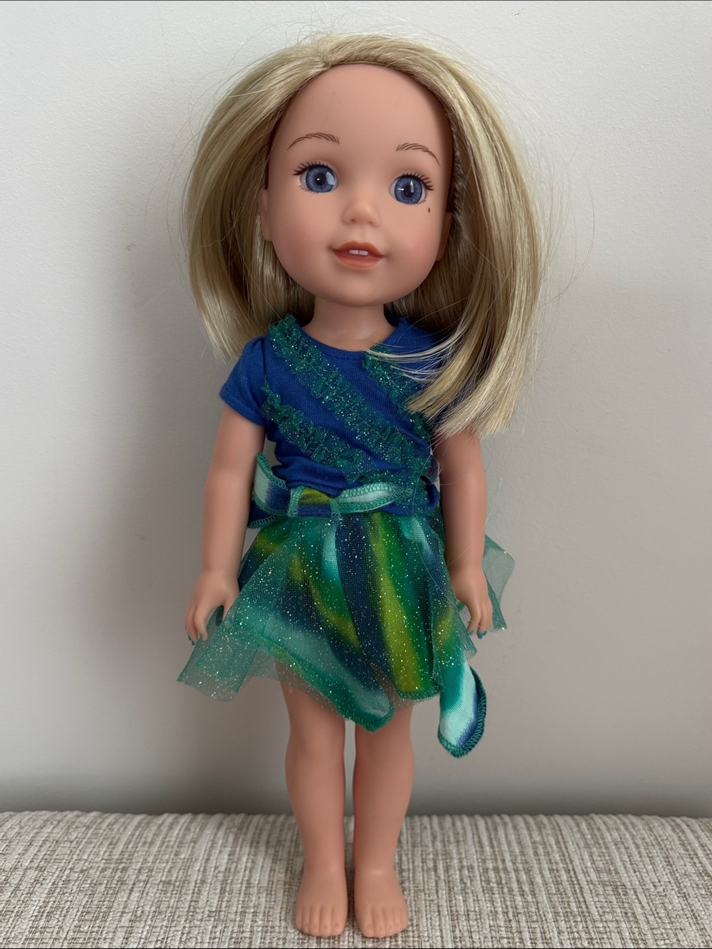 American Girl 2018 Wellie Wishers 14" CAMILLE Doll w/ Original Meet Outfit